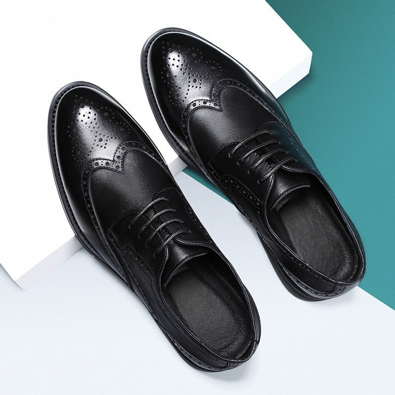 New Brogue Leather Shoes