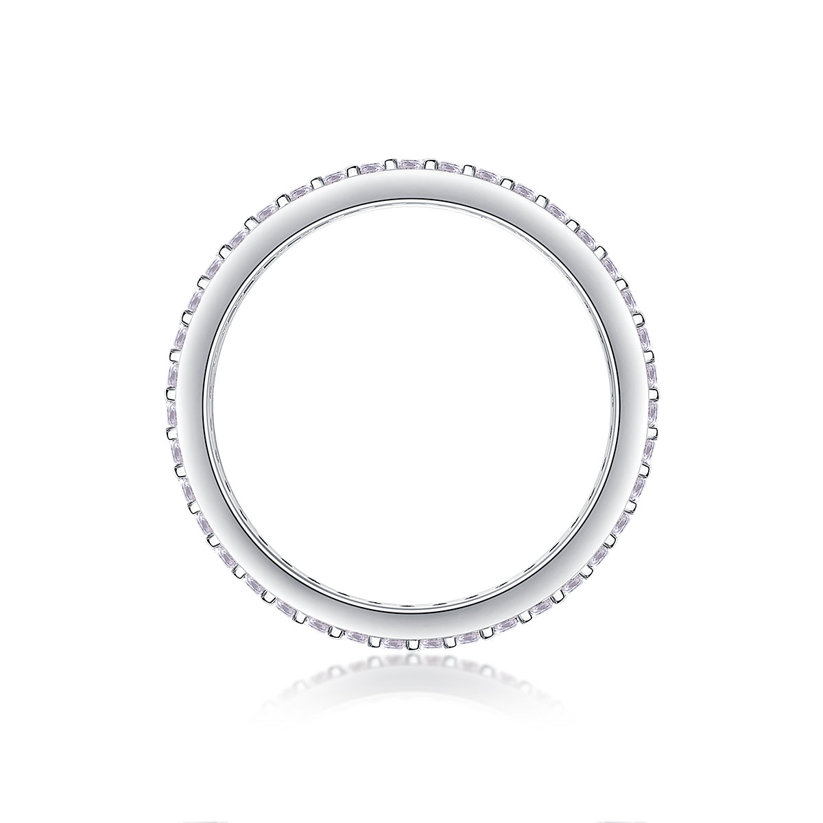 Star Secret - A Wedding Ring Set With Top-quality Moissanite S925 Silver And Platinum-plated Diamond Can Be Tested With A Diamond Pen