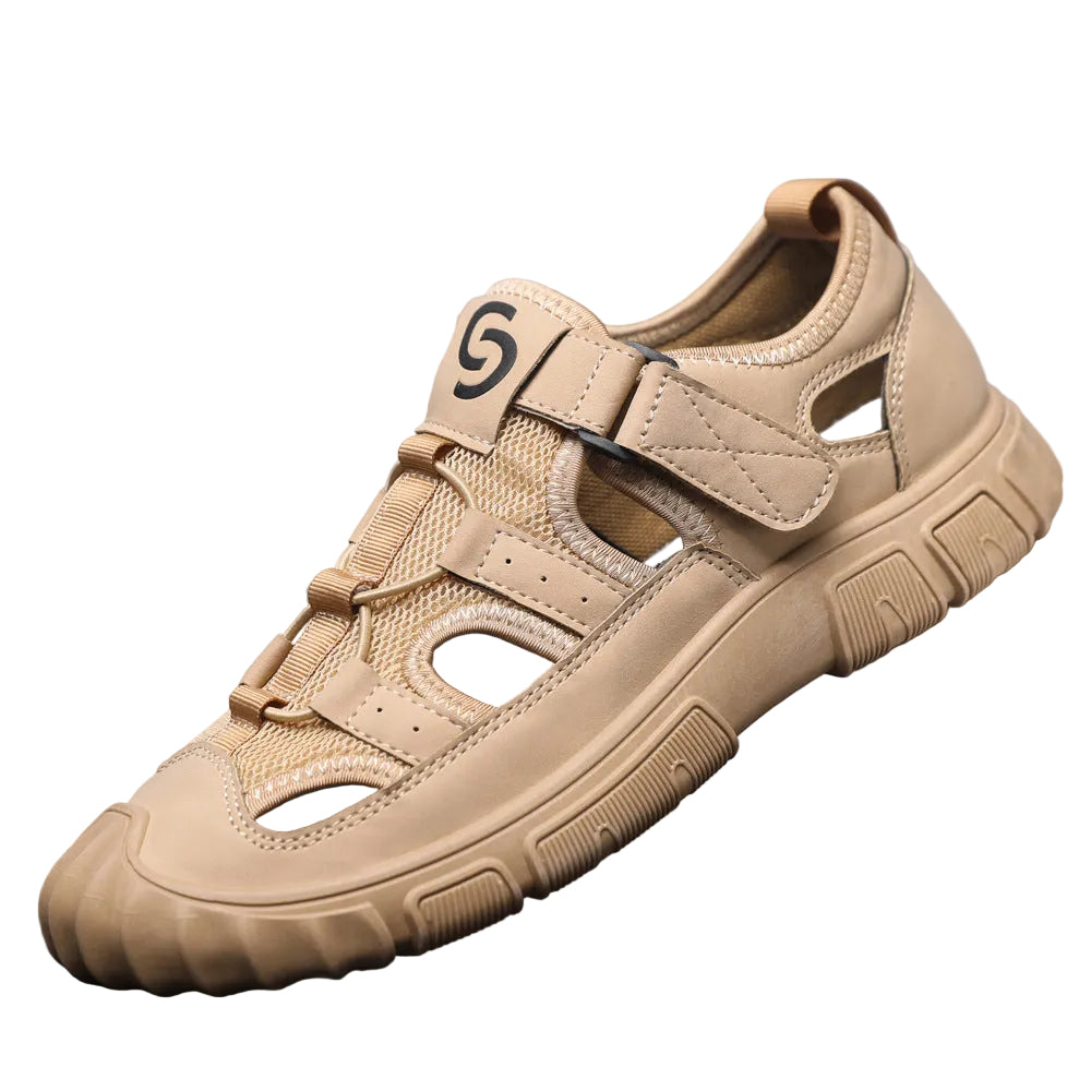 Men's Non-slip Wear-resistant Mesh Surface Hollowed Wading Sandals