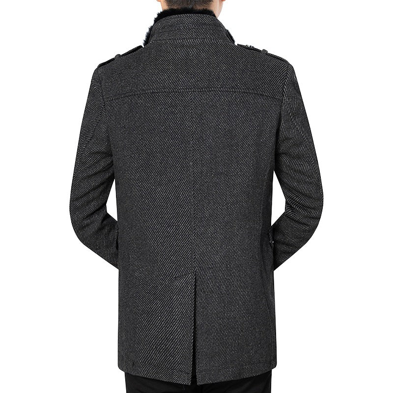 Wool Casual Lambswool Coat