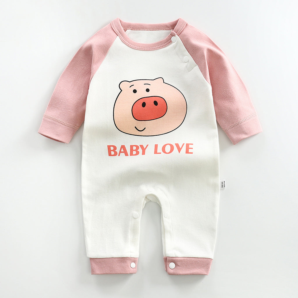 Long-sleeved Cotton Romper