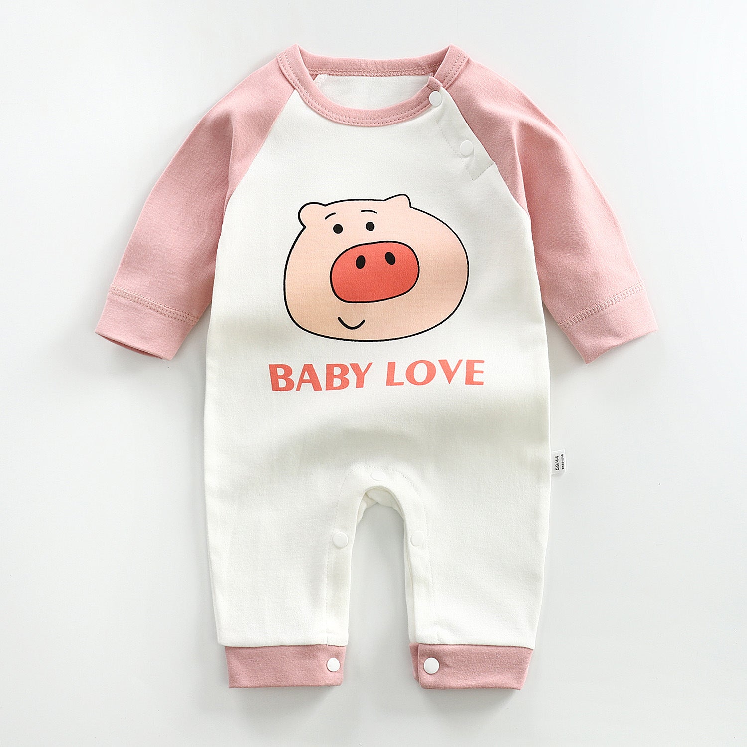 Long-sleeved Cotton Romper