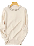 Beaded pullover women