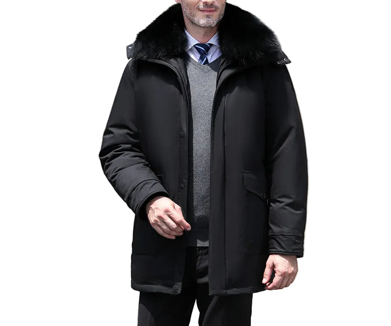 Men's Detachable Liner Mid-length Coat
