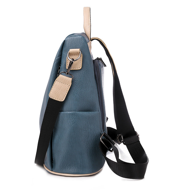 Fashion Casual Ladies Backpack Simple Large-capacity Travel Anti-theft Bag