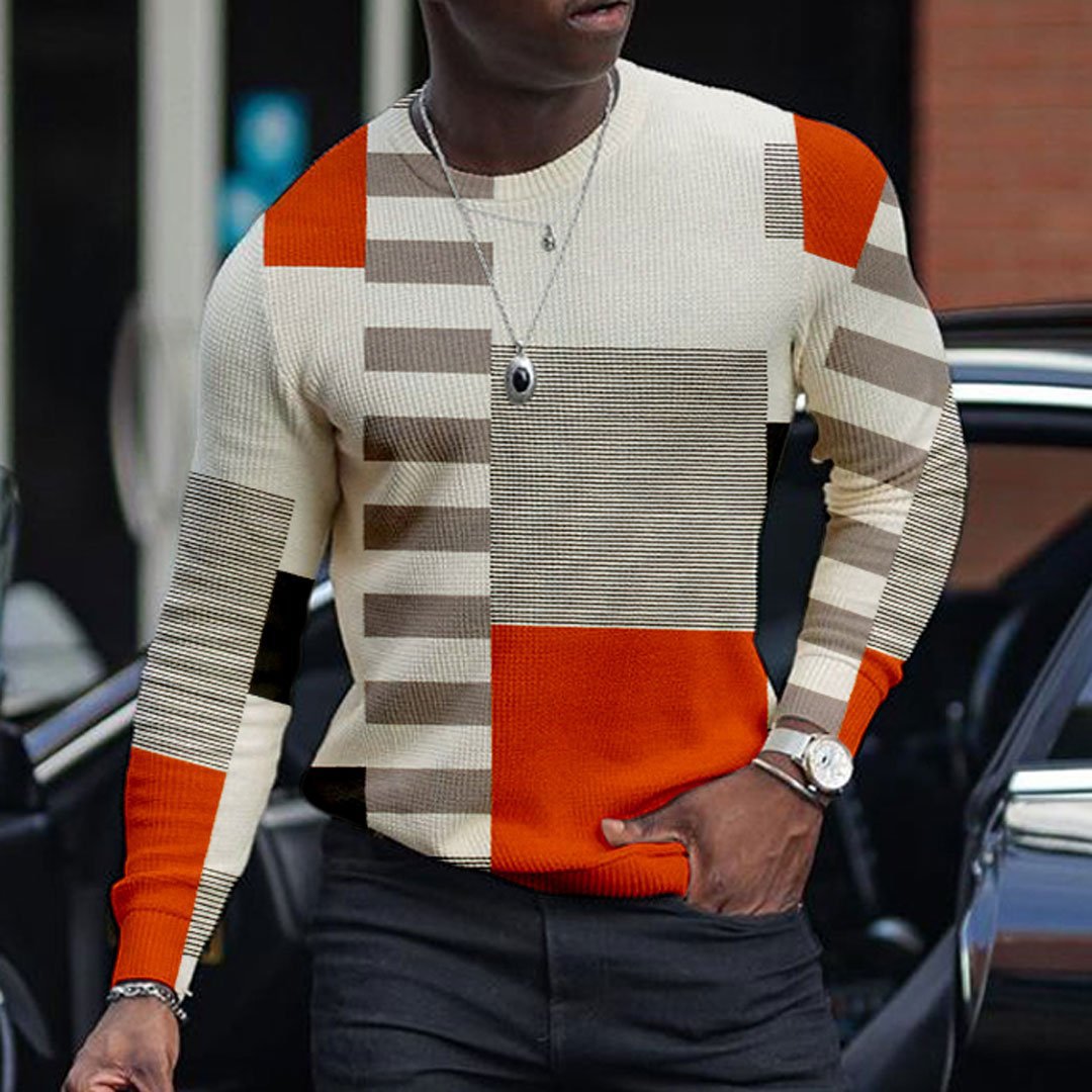 3D Pullover Casual Tops Long Sleeve T-Shirts