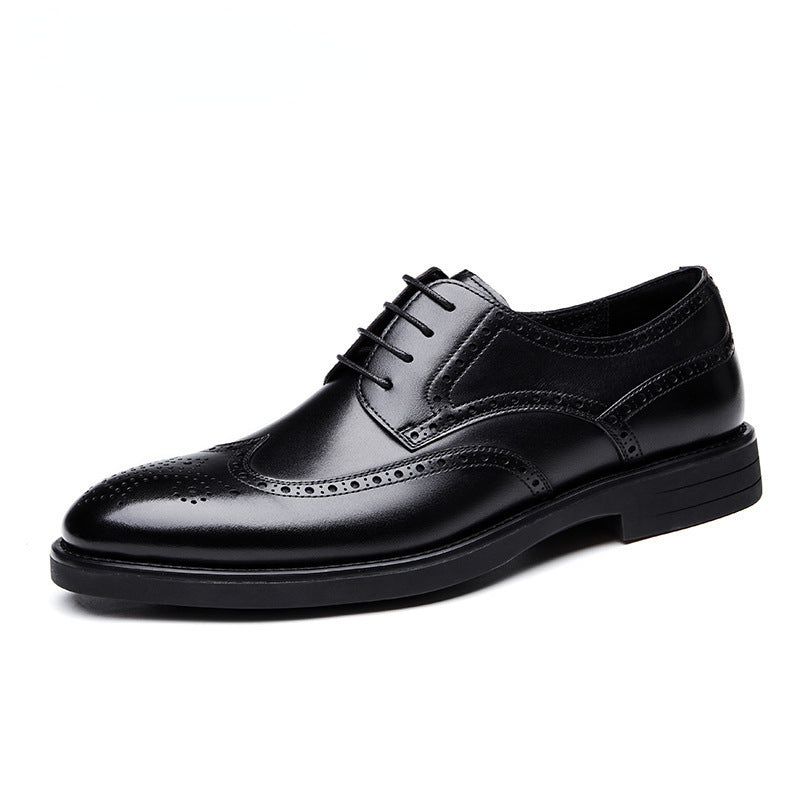 Carving Brogue Business Formal Leather Shoes