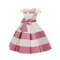 Spliced  Sleeves Princess Dress