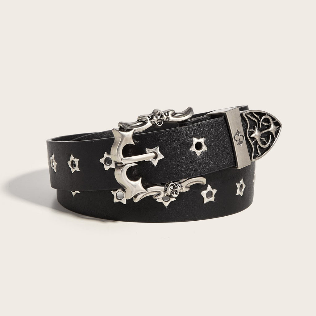 Rivet Belt Punk Pin Buckle Casual