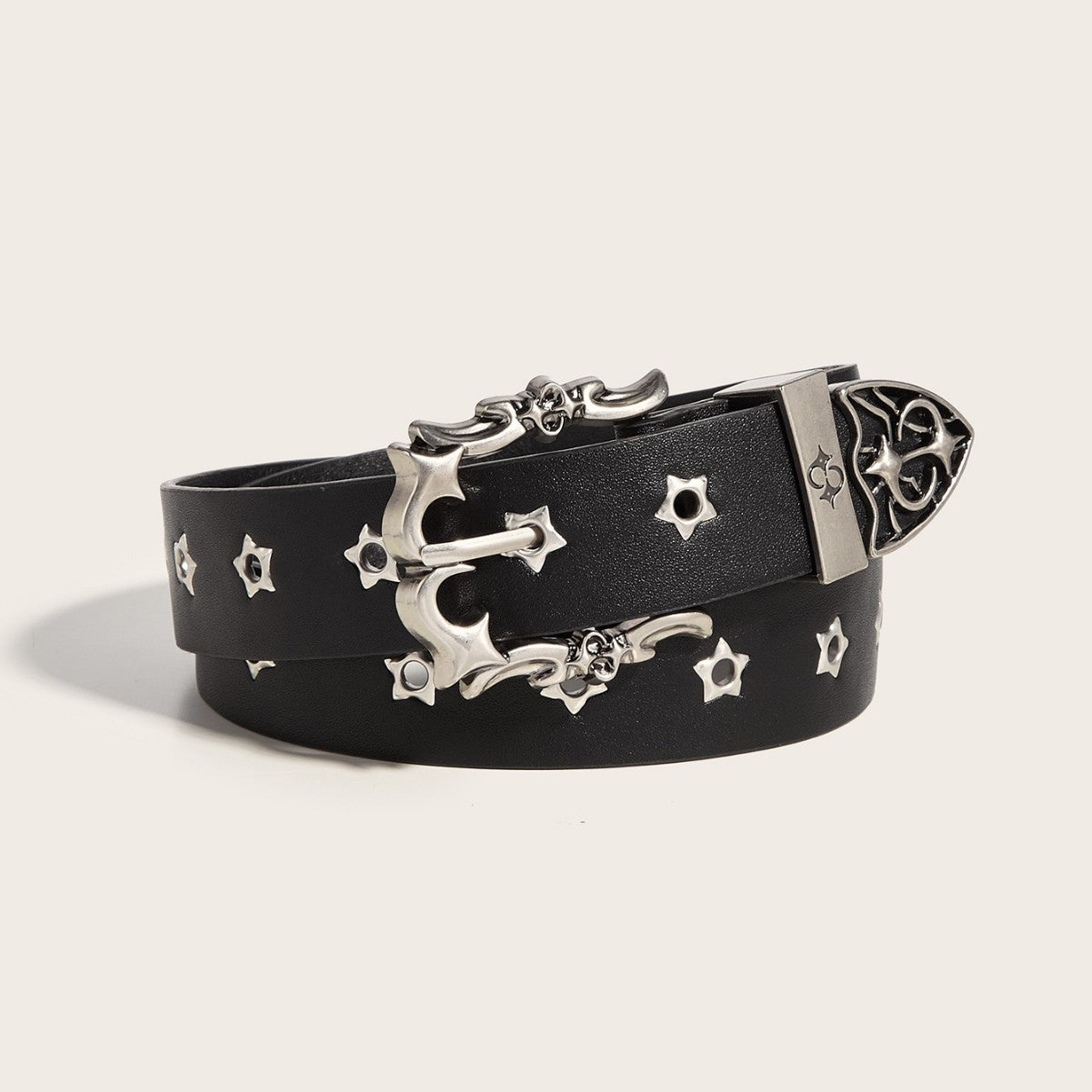 Rivet Belt Punk Pin Buckle Casual