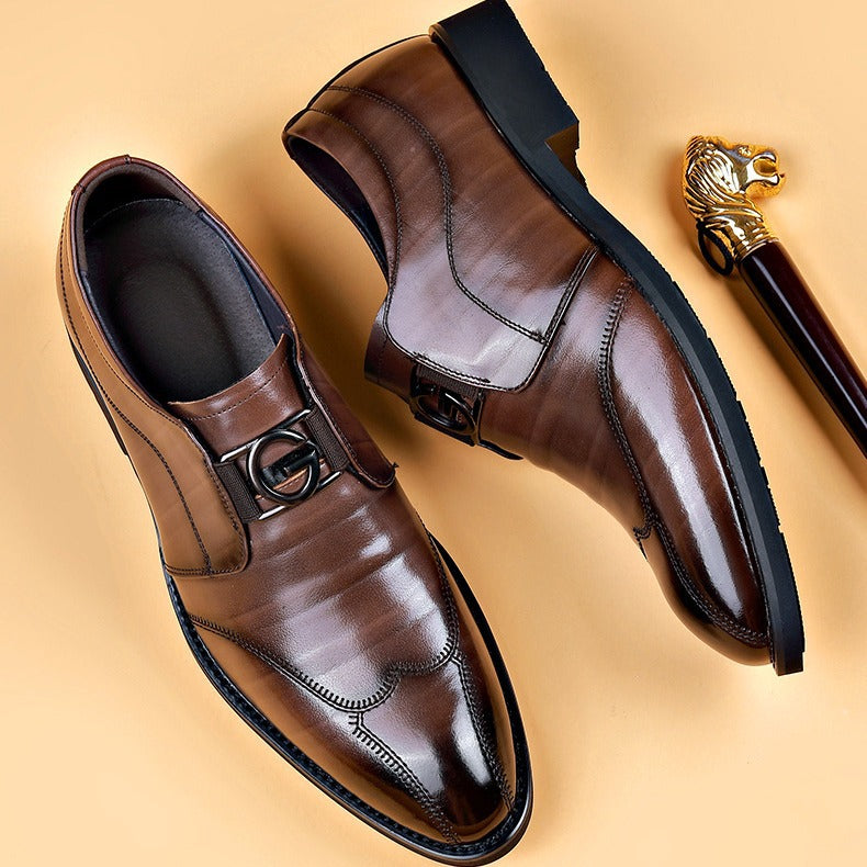 Men  casual shoes Leather