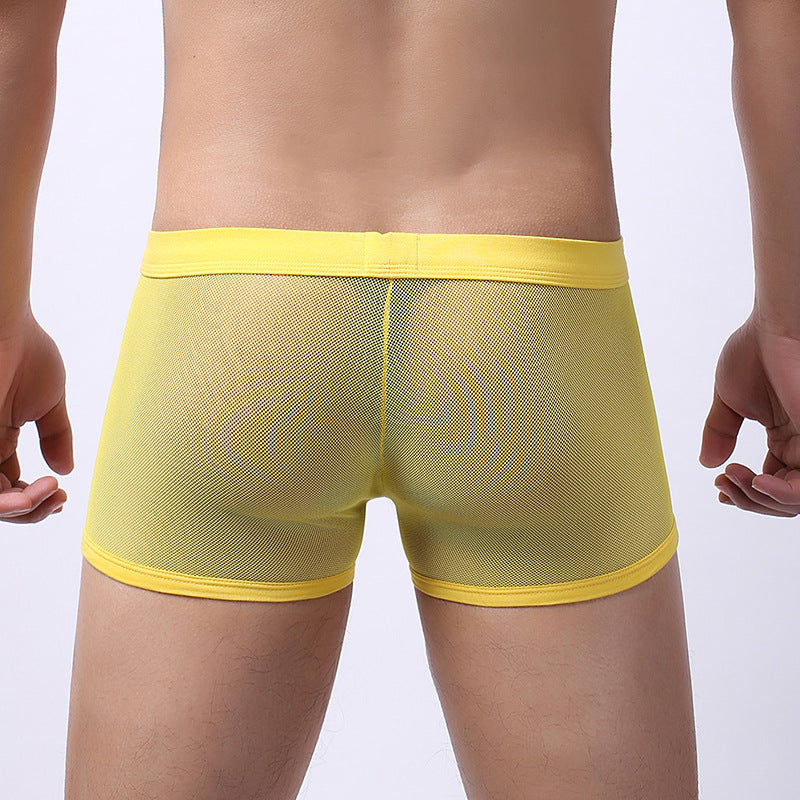 Men's Underwear Low Waist Transparent Boxers