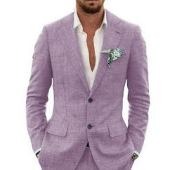 Men's Suit Linen Suit Wedding Party