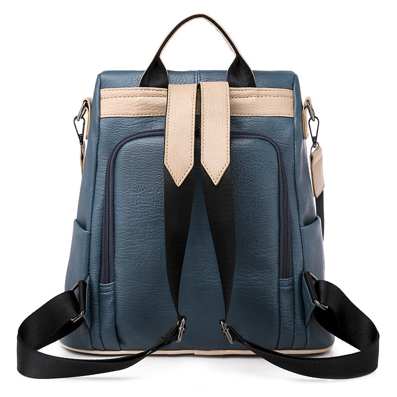 Fashion Casual Ladies Backpack Simple Large-capacity Travel Anti-theft Bag