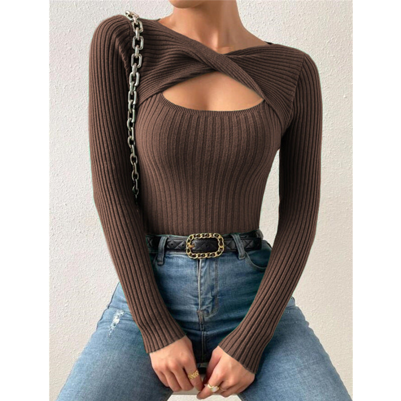 Hollow Pullover Sweater