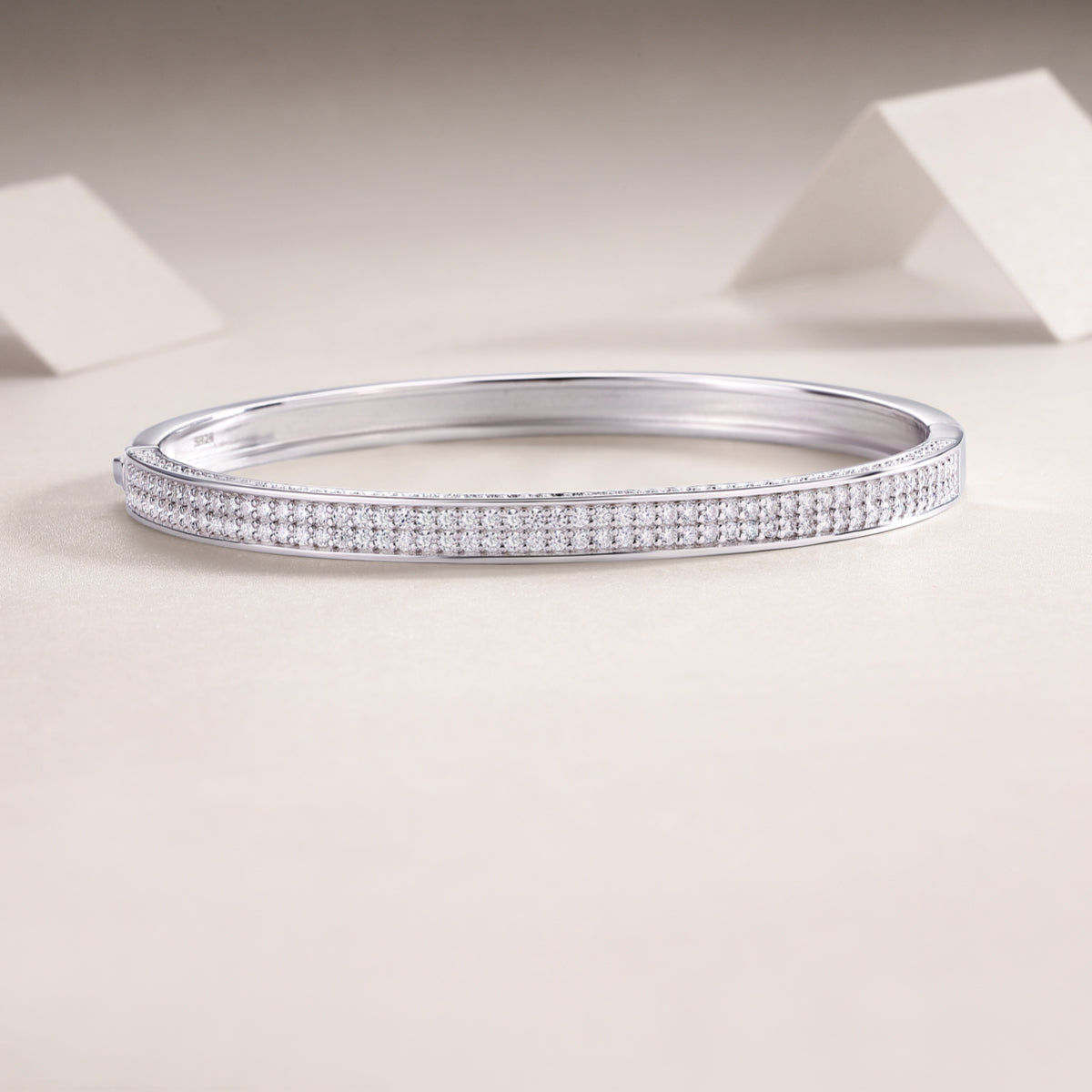 Cosmic Trajectory - Top-quality Moissanite Fashion Light Luxury Jewelry Silver Bracelet S925 Silver-plated Platinum