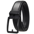 Extended-length Needle-resistant Automatic-buckle Mens Double-layer Cowhide Belt