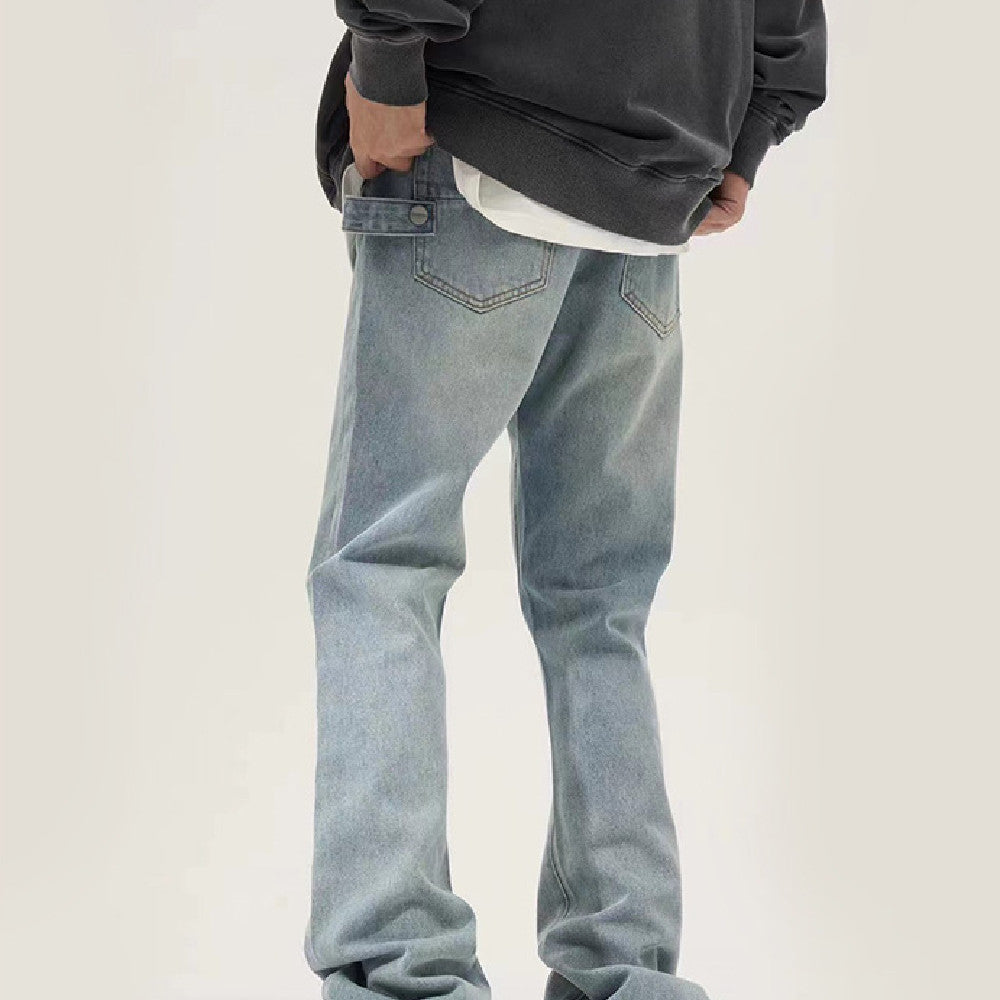 Men Straight Casual Jeans Loose