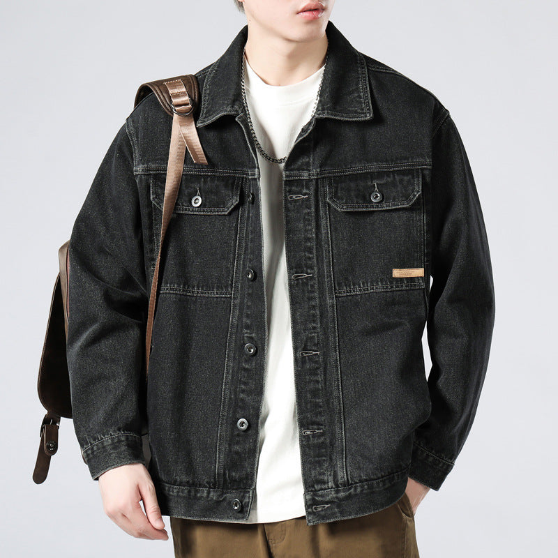 Denim Jacket  Cotton Loose
