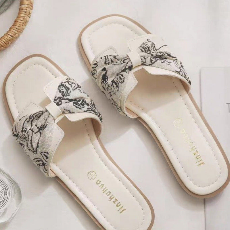 Women's French-style Sandals With Skirt