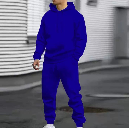 Men's Casual Sports Hoodie With Gridles Pants
