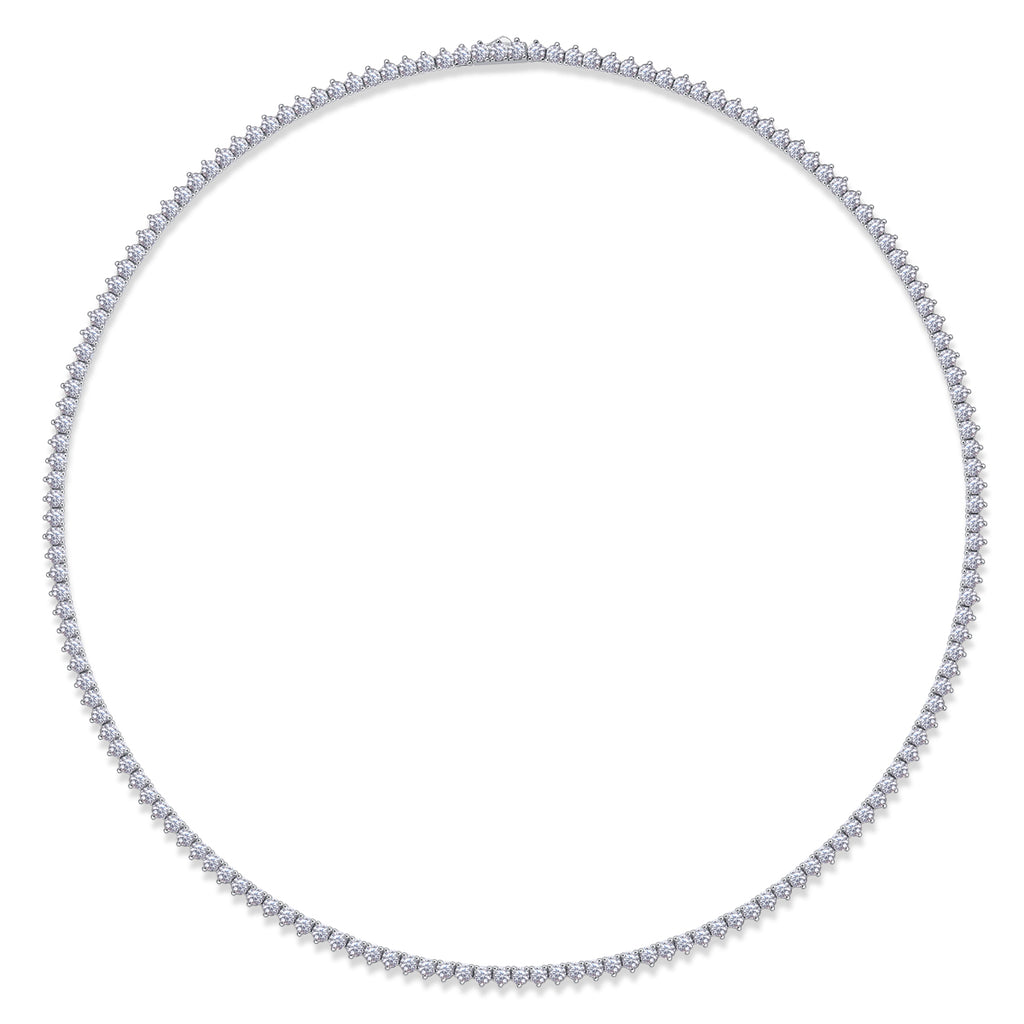 Solitude - A Luxurious And Fashionable Light Luxury Jewelry Necklace Pendant Set With Top-quality Moissanite, S925 Silver-plated Platinum