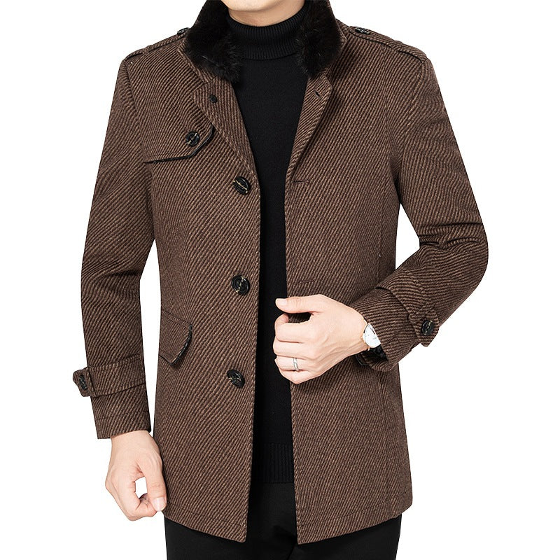 Wool Casual Lambswool Coat