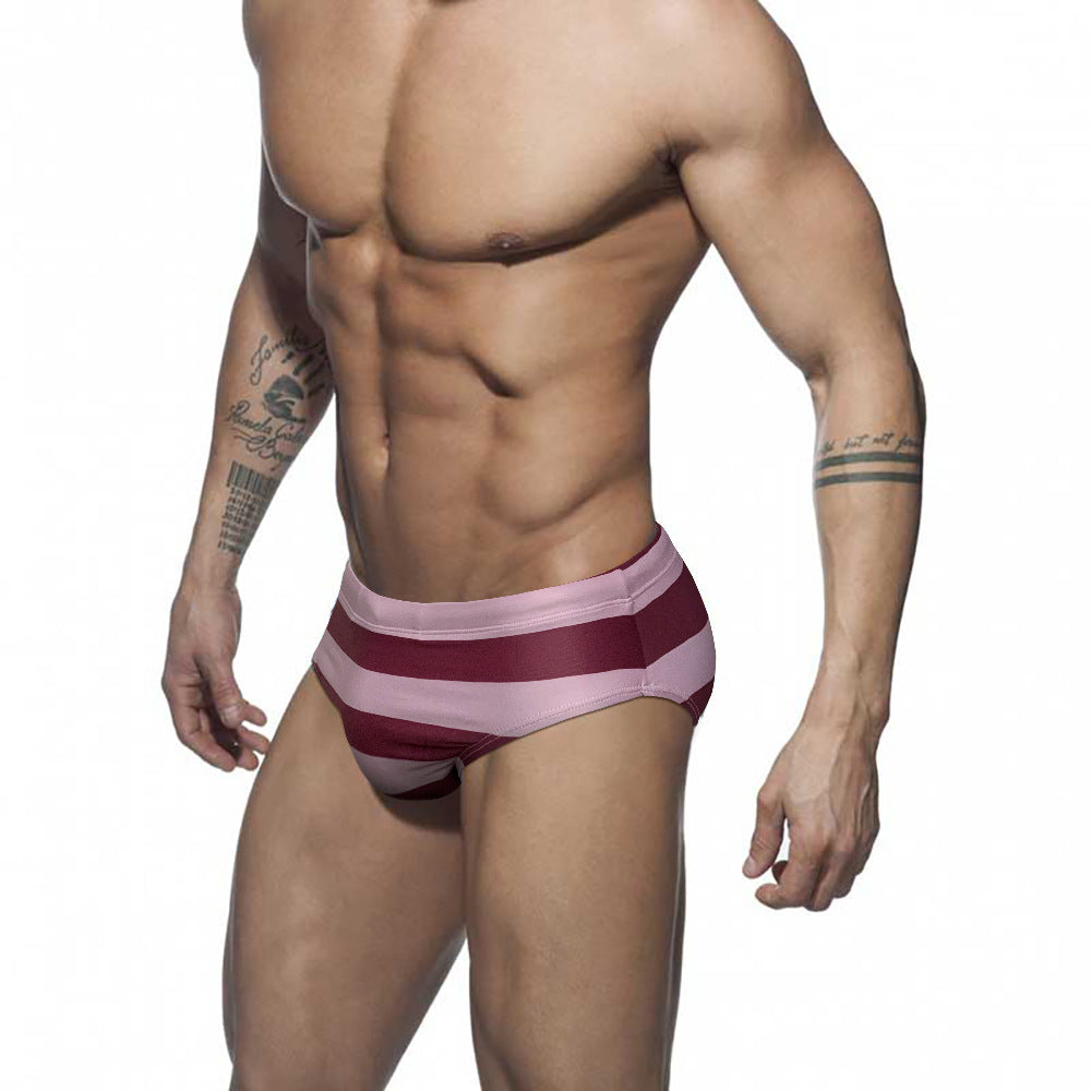 Beach Resort Surf Striped Swim Shorts