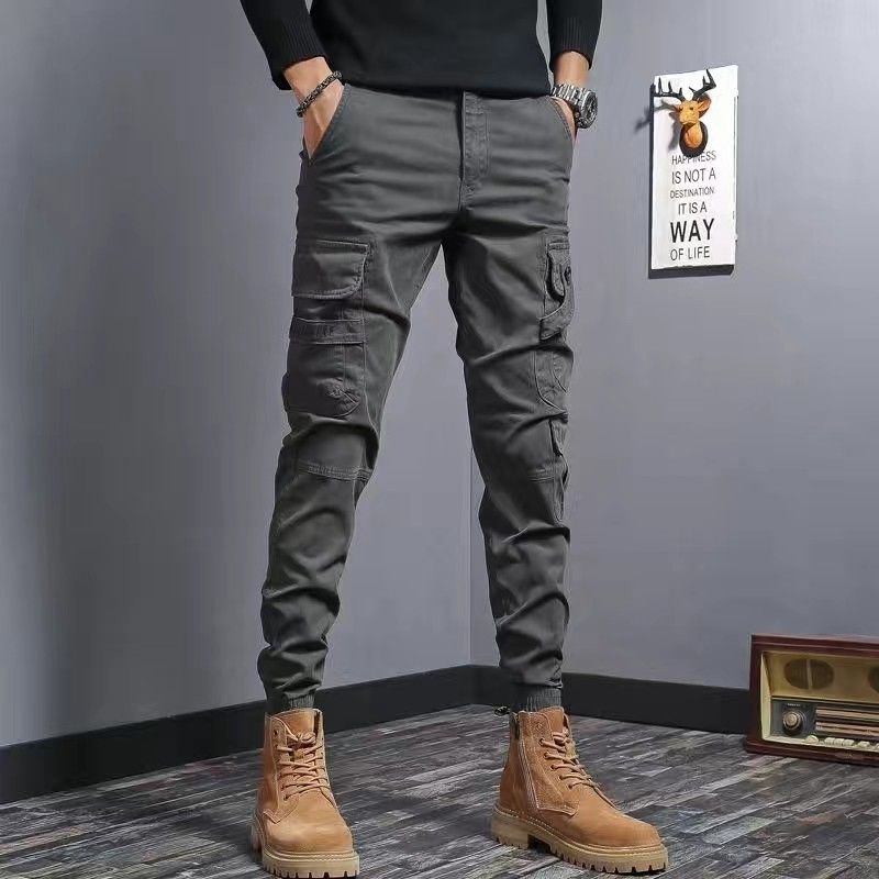 Slim Fit Elastic Casual Denim