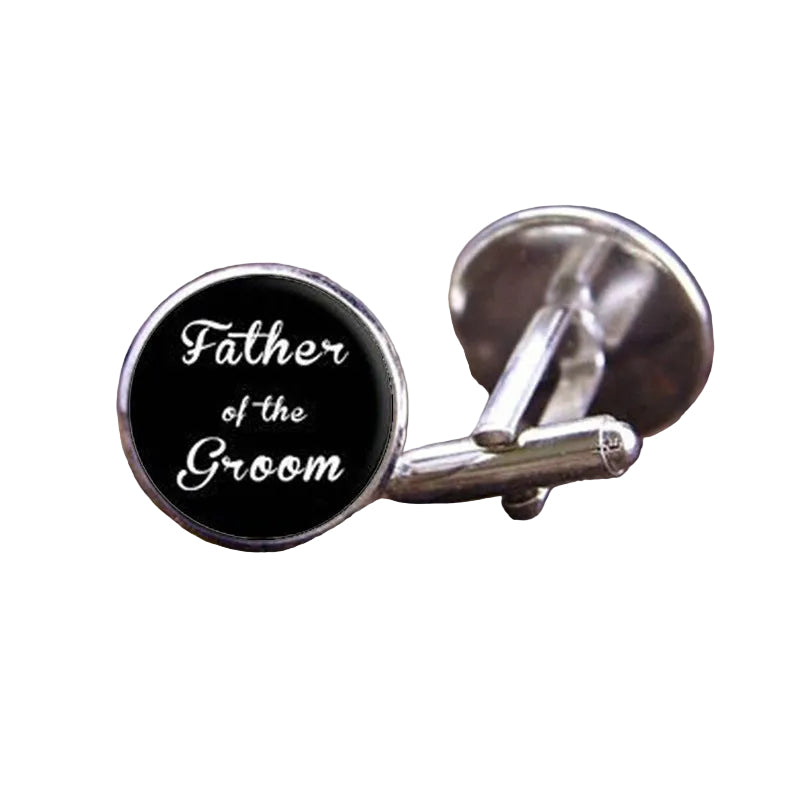 Men's handle button silver metal alloy sleeve