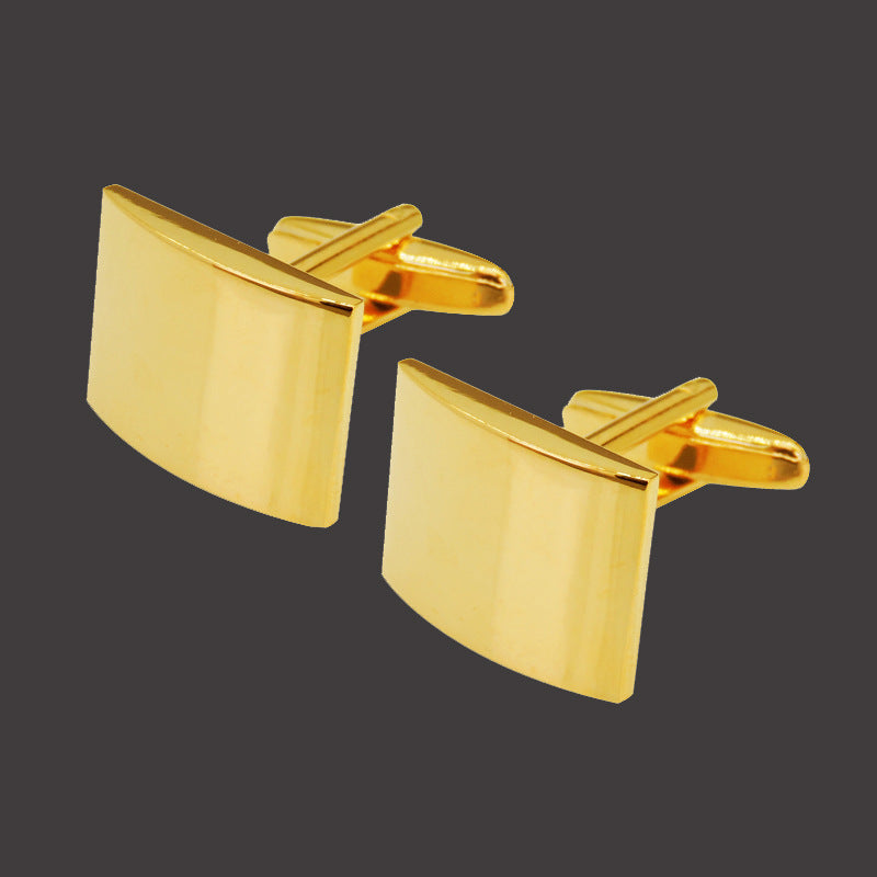 Men Metal Copper Cufflinks- Diamond Sadaf