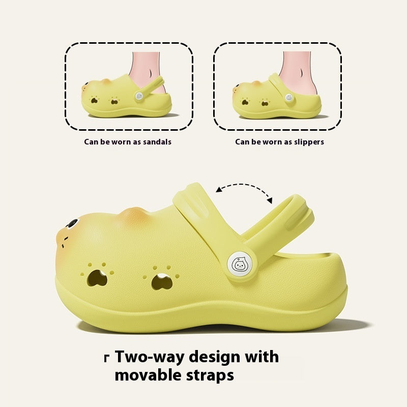 Closed Toe Home Outdoor Slippers