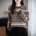 Crew-Neck Pullover Sweater