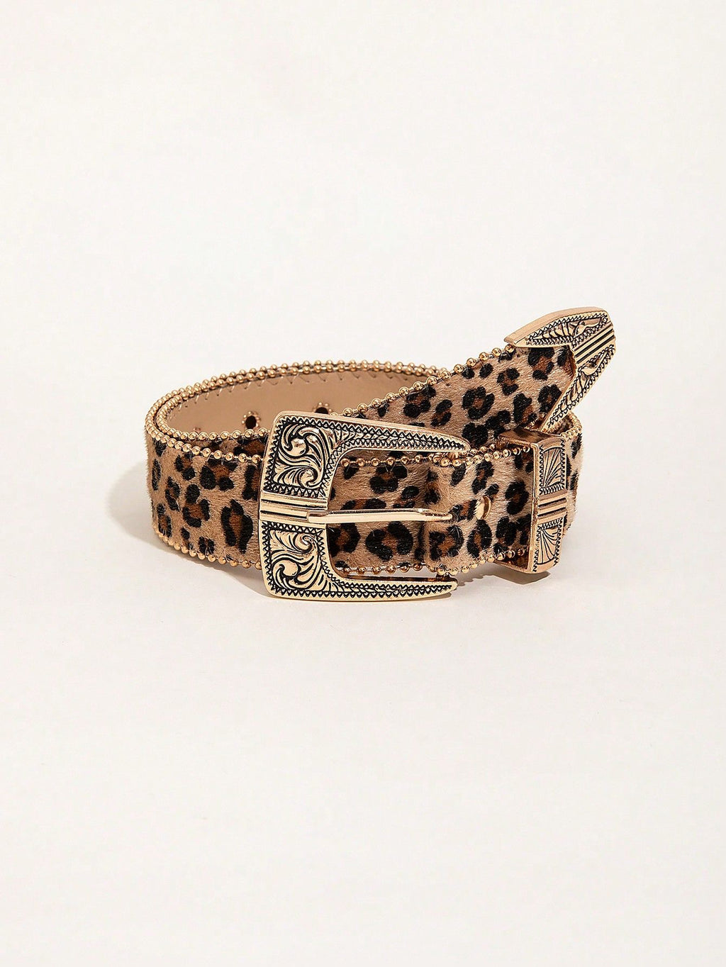 Retro Pattern PU Belt Western Style Belt