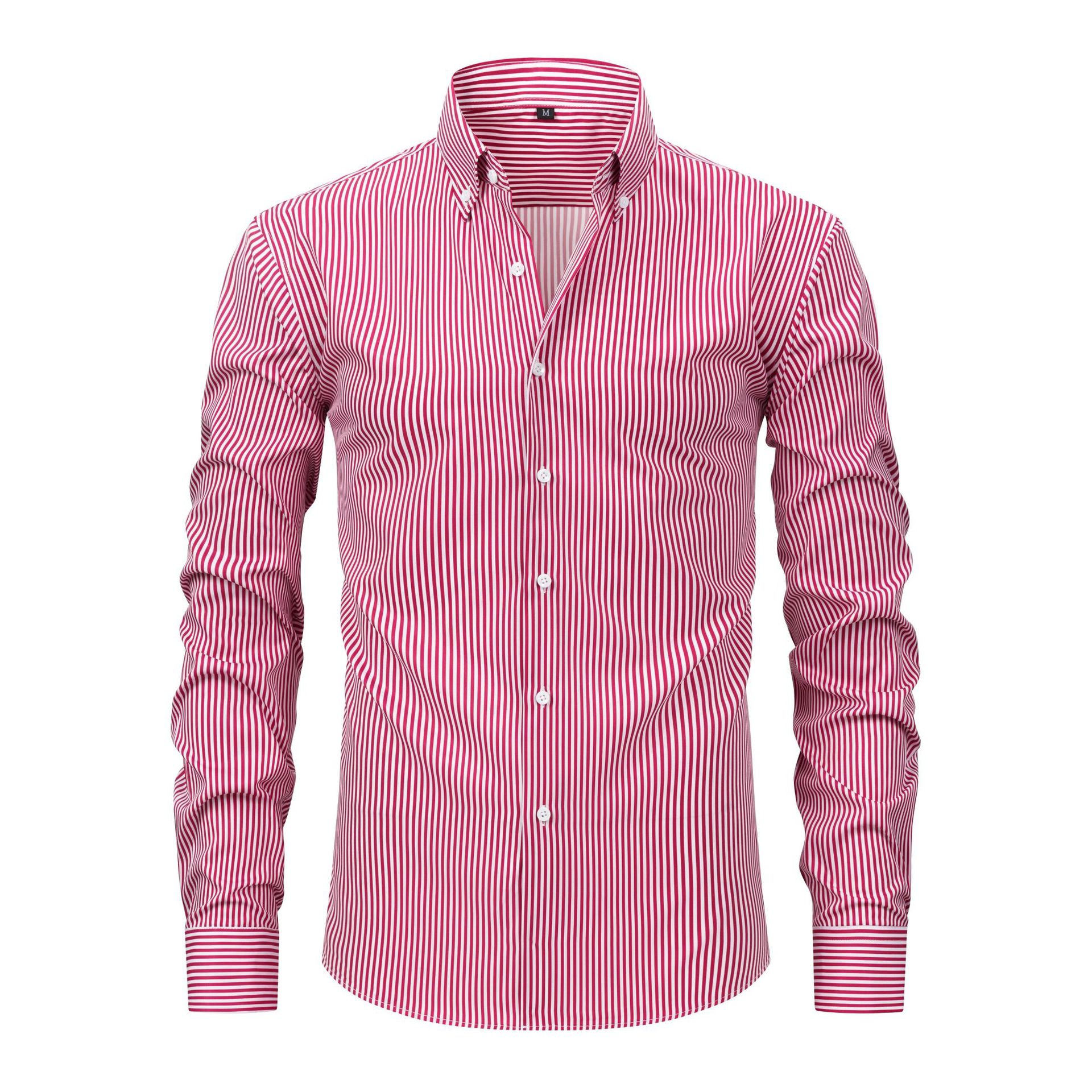 Four-sided Stretch Digital Printing Striped Long Sleeve