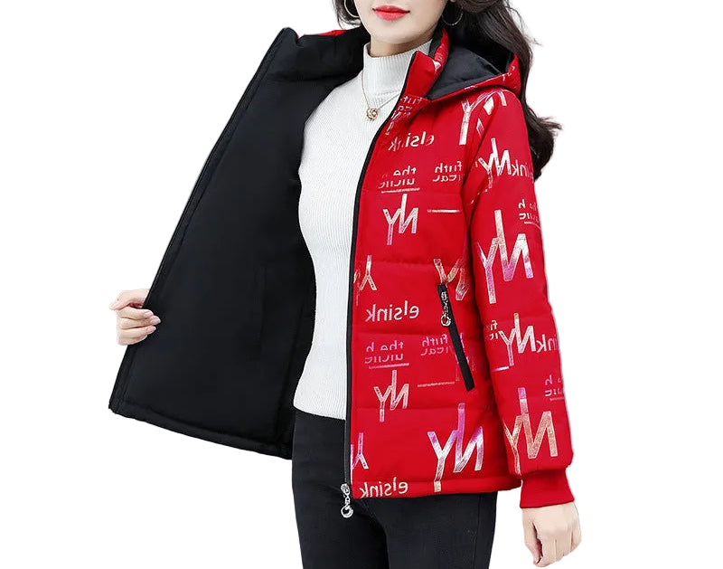 Women's Double-sided Down Cotton-padded Jacket Winter
