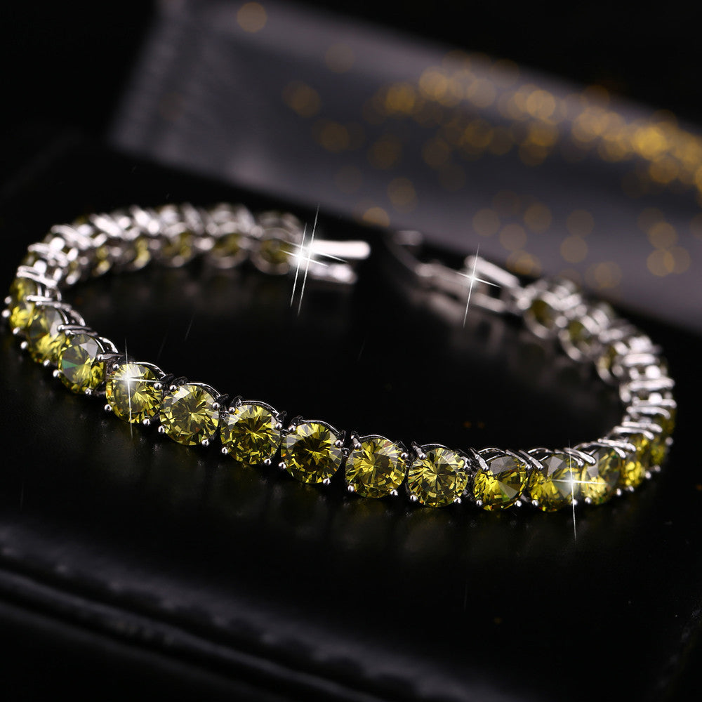 Carat Diamond Super Flash AAA Zircon Lady Bracelet