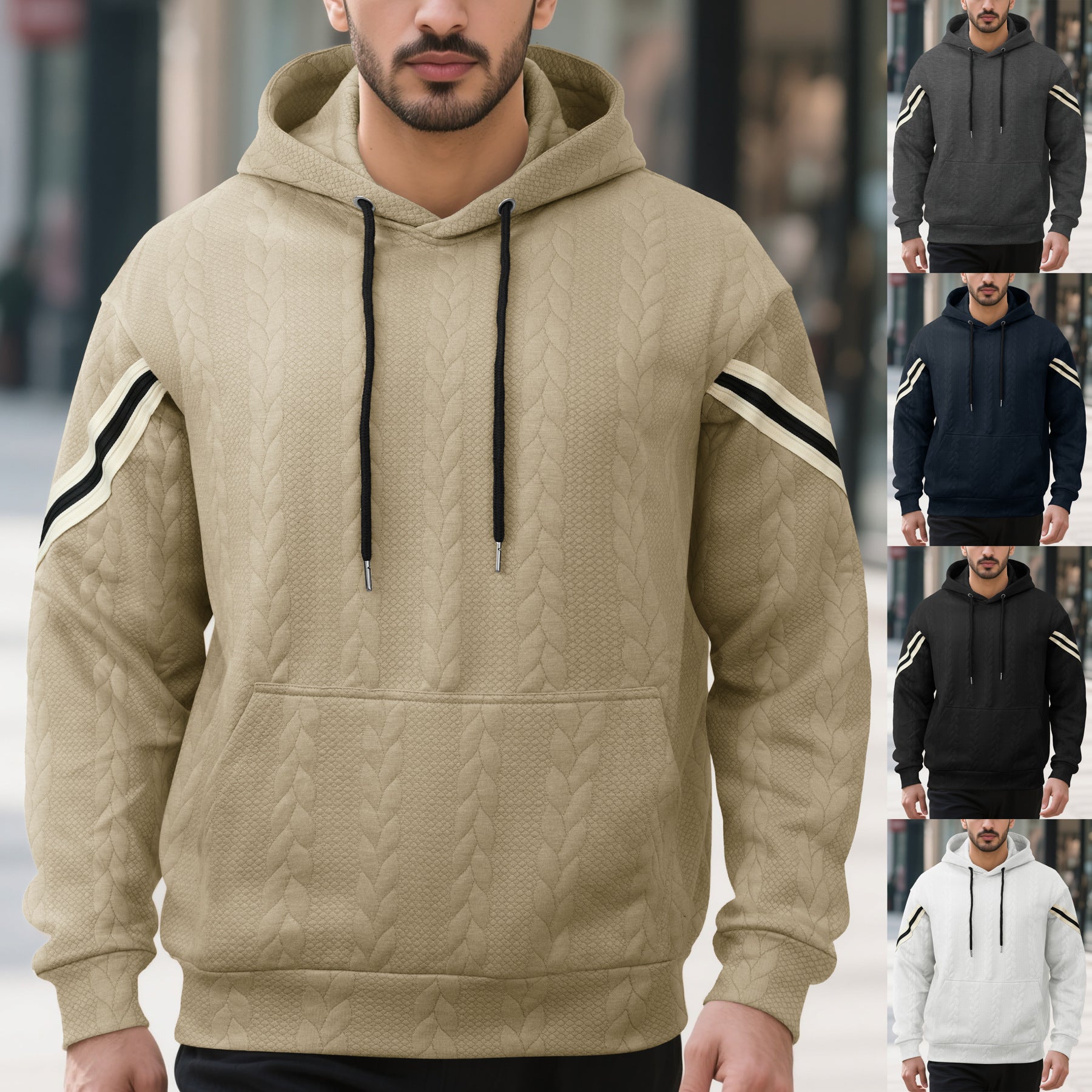 Thermal Outdoor Sports Trendy Hooded Hoodie