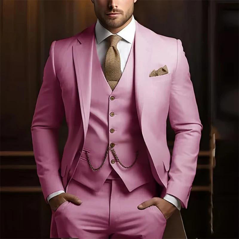 Men's High-grade Gentleman Temperament Slim Suit