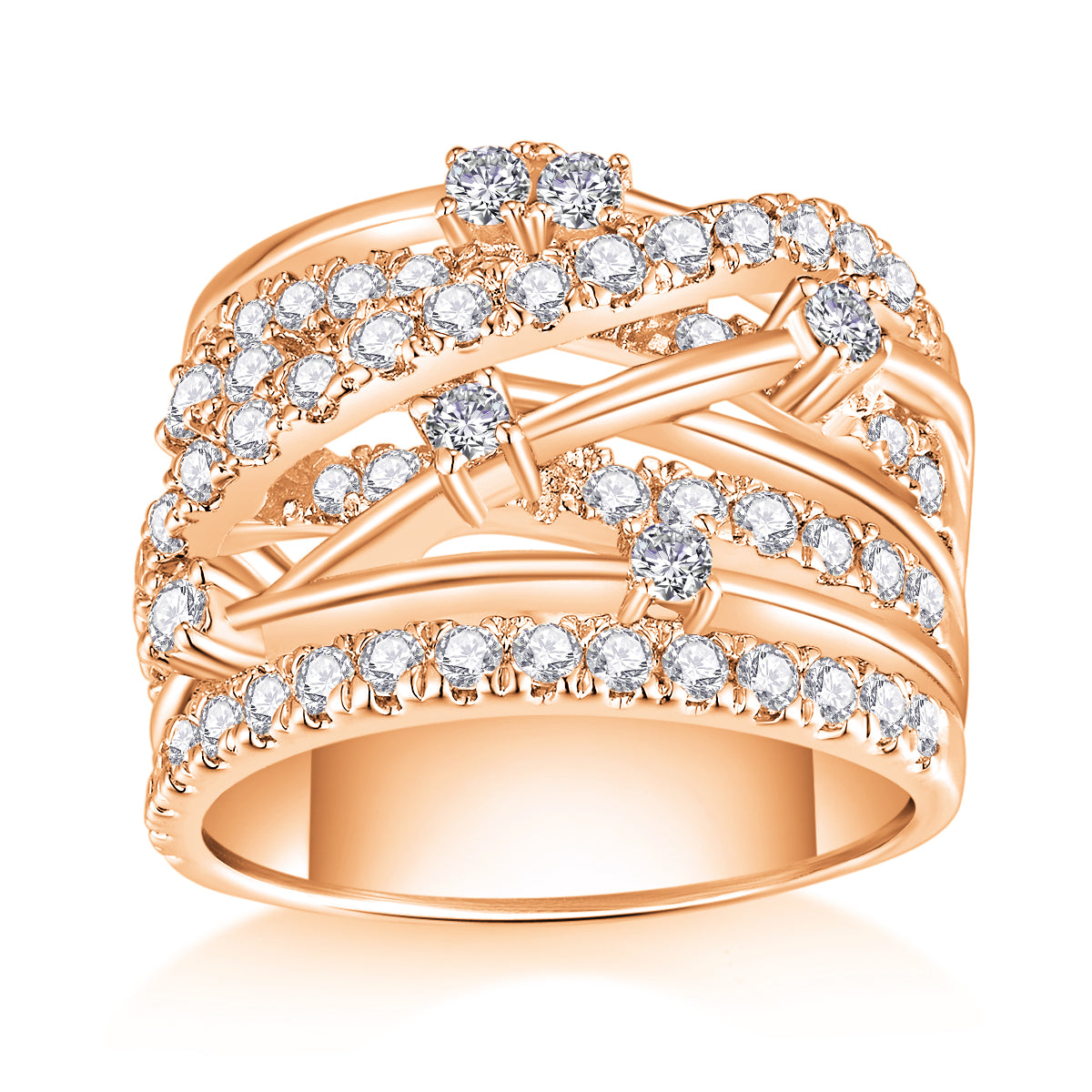 Starry Sky Boat - Set With Top-quality Moissanite S925 Silver And Platinum-plated Diamond Wedding Ring. The Ring Can Be Tested With A Diamond Pen In Gold And Rose Gold