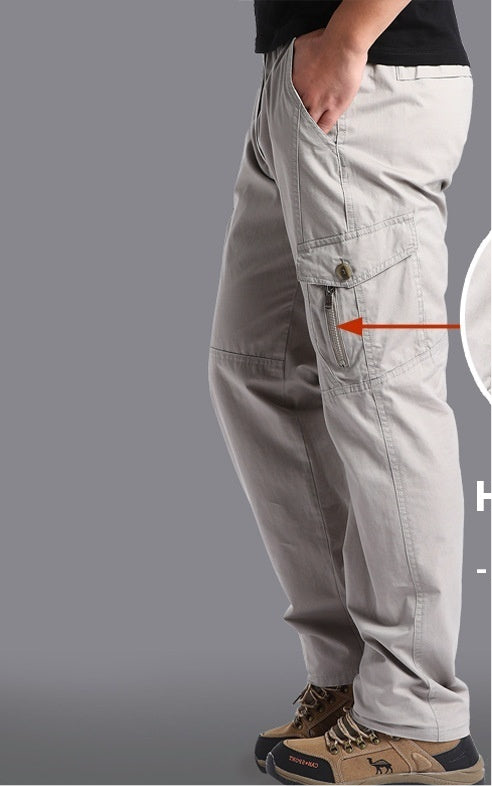 Loose Straight Casual Men's Summer Overalls