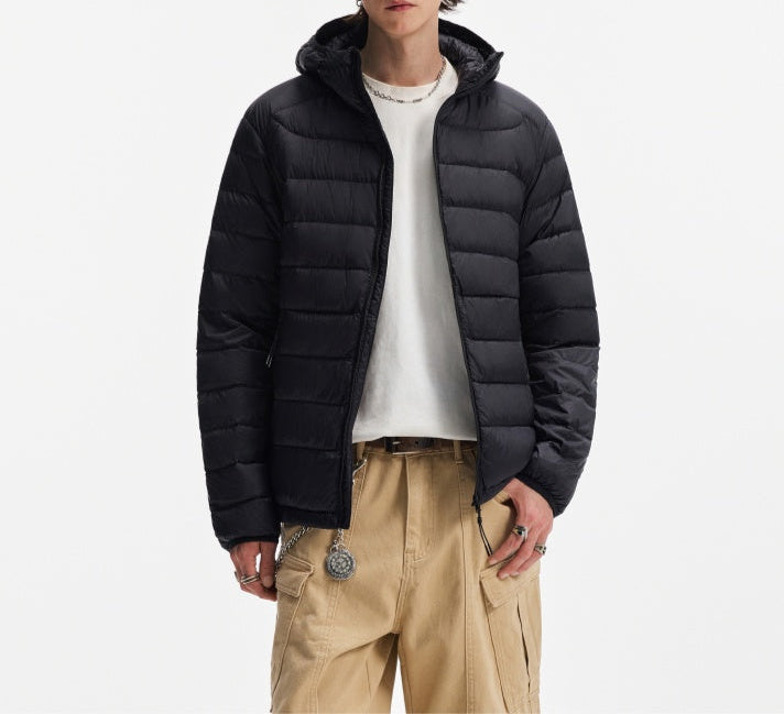 Ribbed Hooded Jacket
