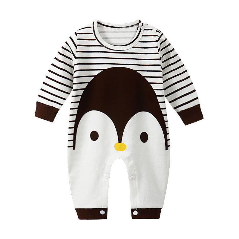 Long-sleeved Cotton Romper