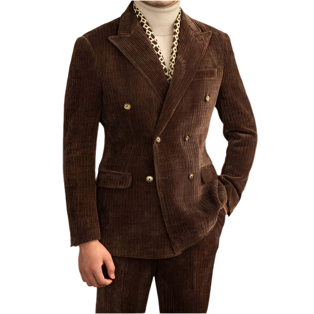 Double Breasted Suit Light Luxury Autumn And Winter