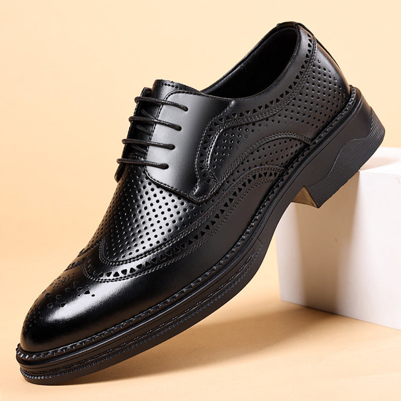 Hollow  Business leather  Formal Wear