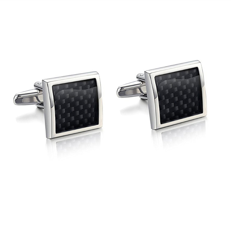 High quality French shirt cufflinks Carbon fiber cuffs Dresses Umbrella cufflinks