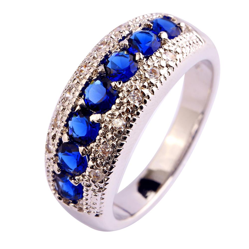 High quality zircon inlaid ring
