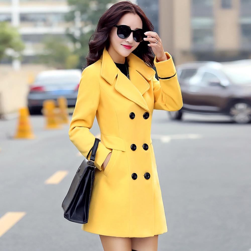 Jacket Silhouette Autumn And Winter Wool Coat