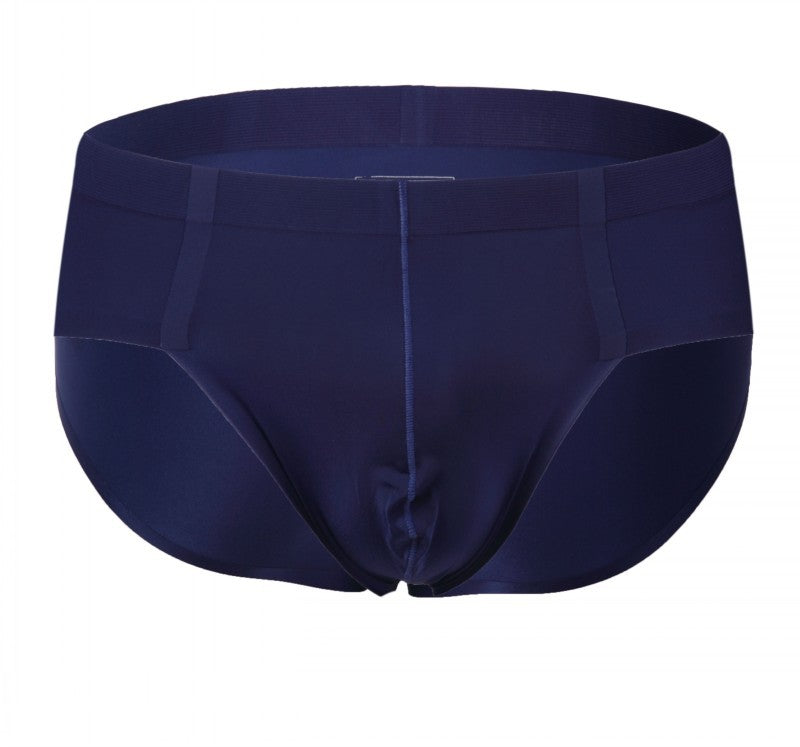 Men's Underwear Low Waist Briefs Ice Silk Transparent Shorts