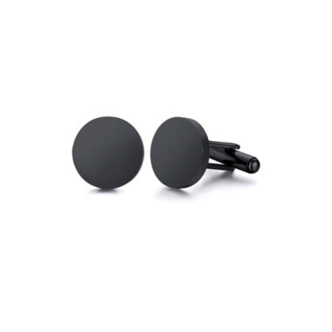 European And American Minimalist Household Stainless Steel Cufflinks